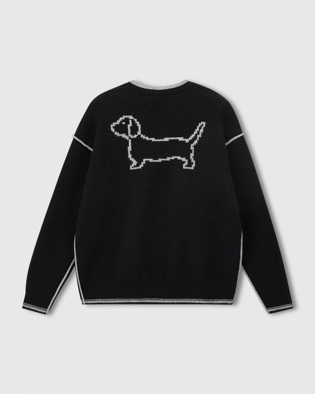 DACHSHUND PIXEL SWEATER