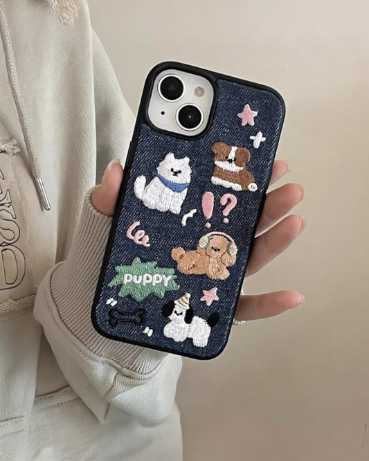 PUPPY DENIM CASE