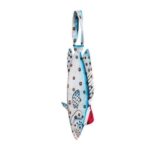 Christmas Blue Grouper Novelty Tie - Fish-Shaped Tie β Holiday Gift β Tie Accessories
