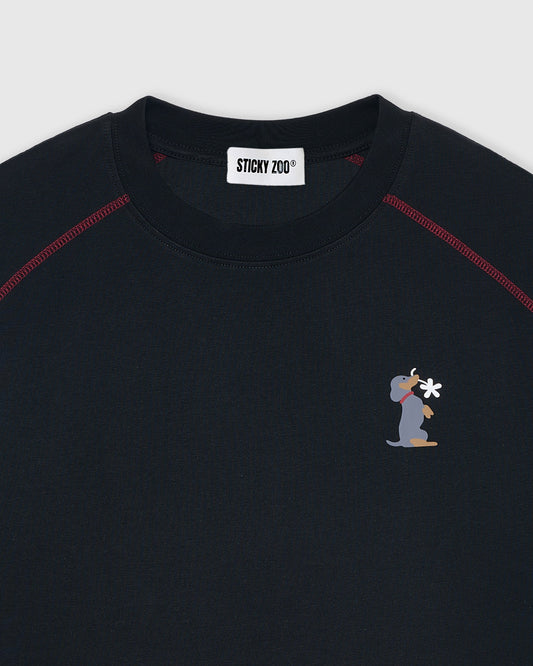 DACHSHUND BLOOM RINGER T-SHIRT