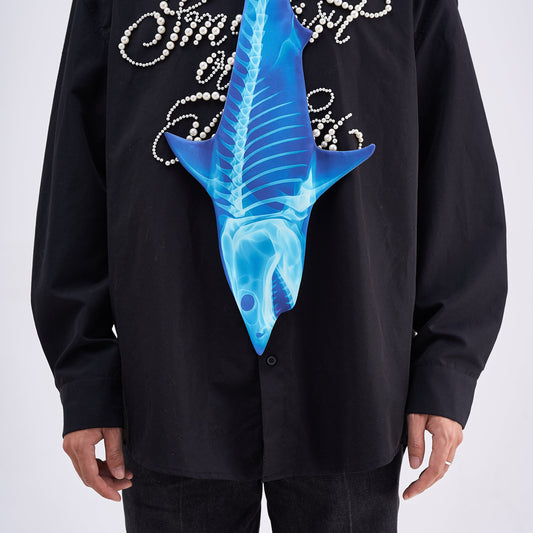 Animals Ties X-ray Shark Tie, Vintage Tie, Novelty Tie, Tie Accessories Holiday Gift, Tie Gift, Tie Accessories