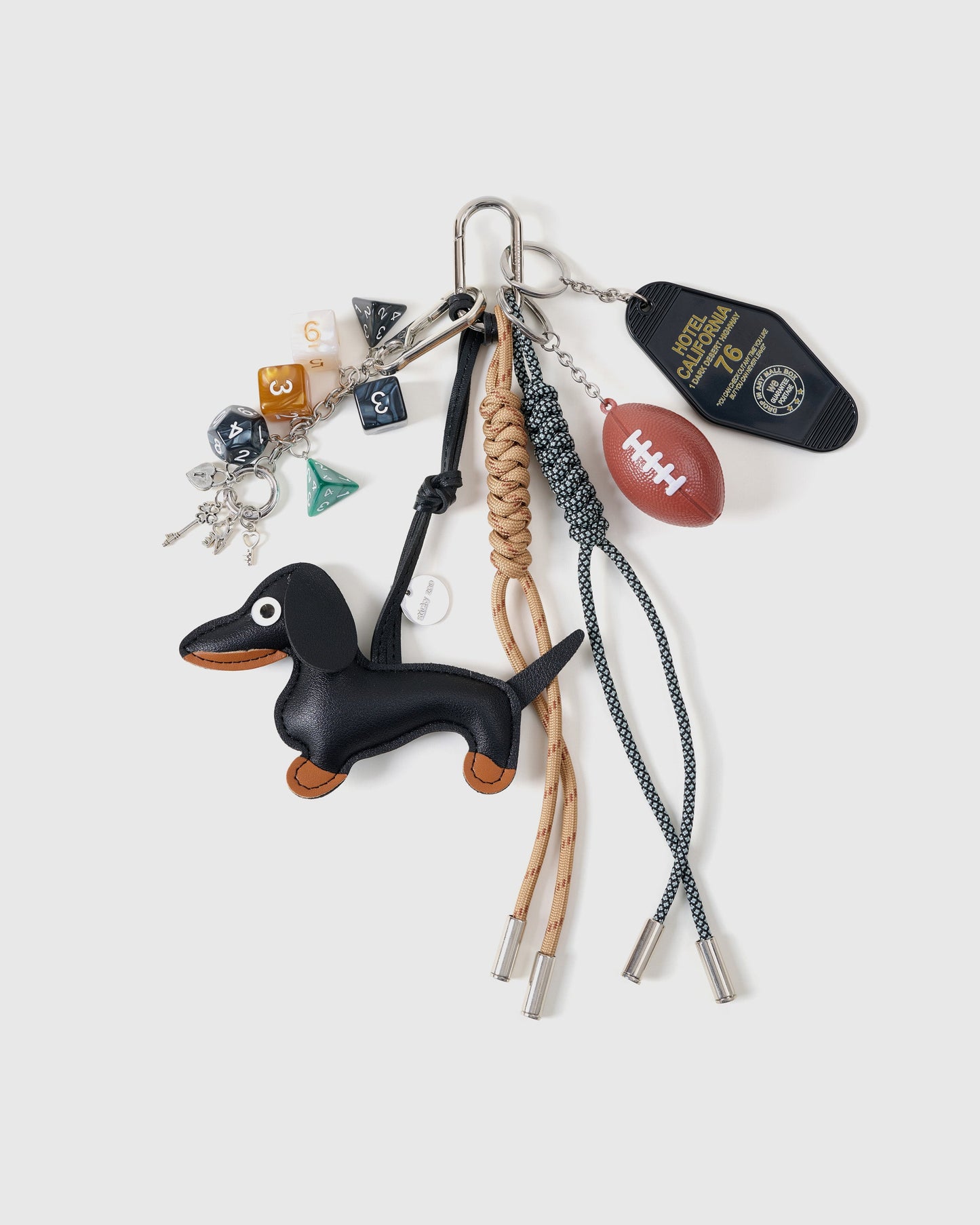 DACHSHUND DICE STACK CHARM