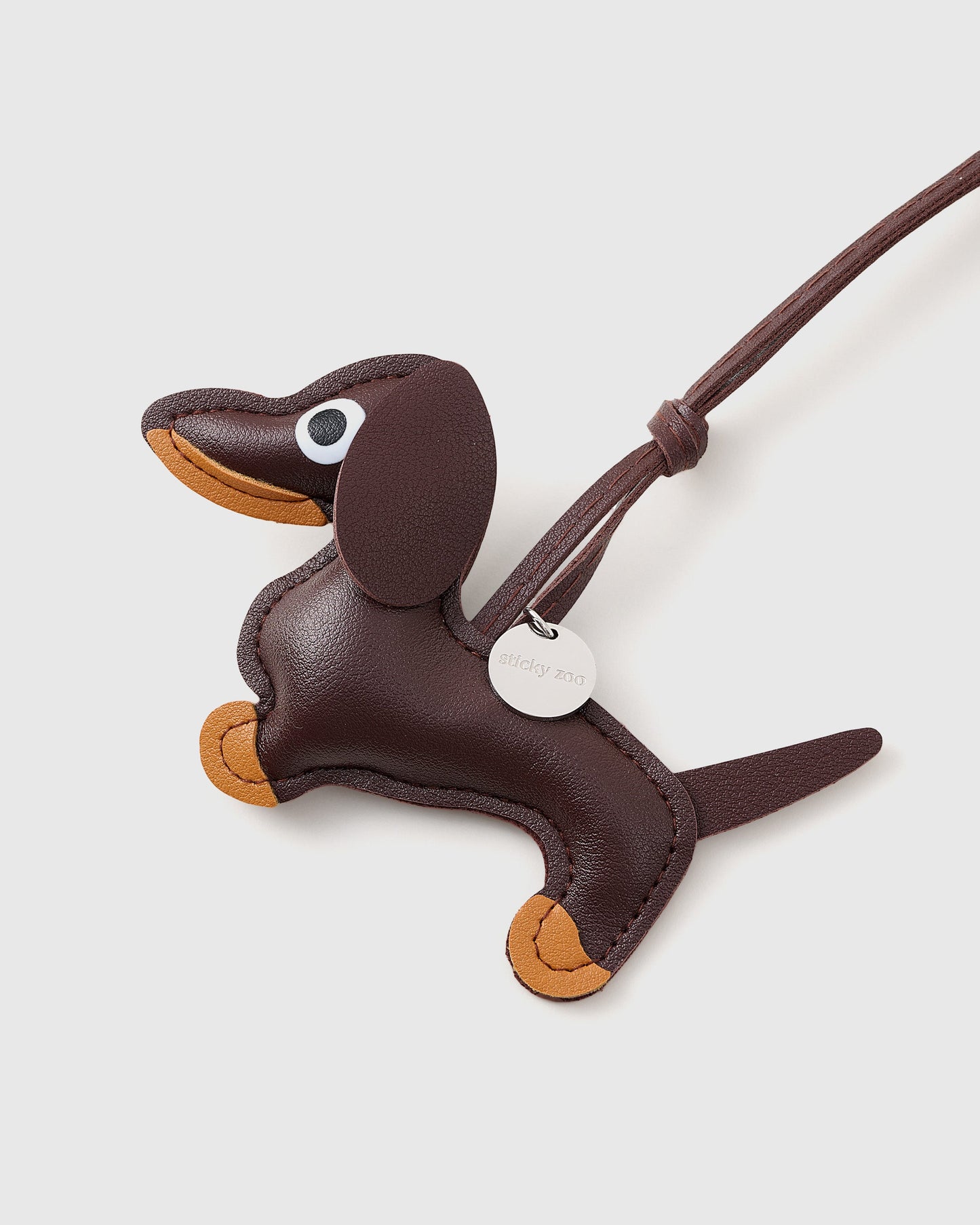 FAMOUSE DACHSHUND™ MOCHA STACK CHARM