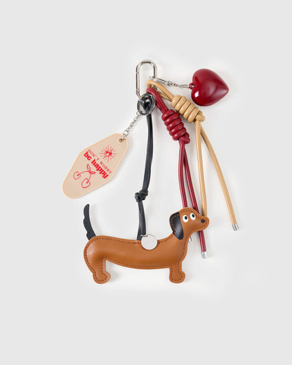 HOTDOG HUGGER DACHSHUND STACK CHARM