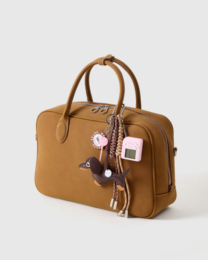 FAMOUSE DACHSHUND™ MOCHA STACK CHARM