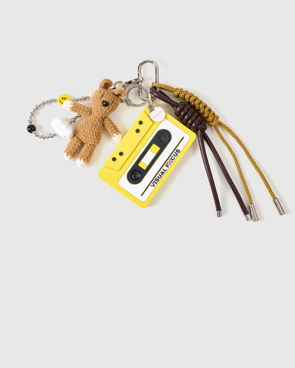 CASSETTE TAPE STACK CHARM