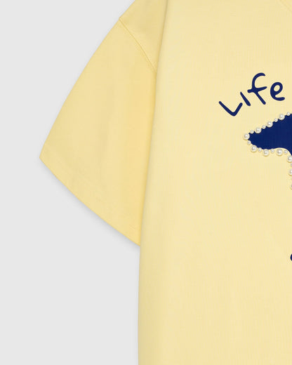 Dachshund Pearl Embellished T-Shirt