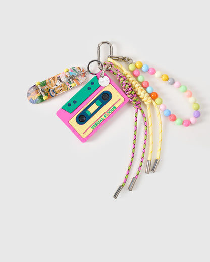 CASSETTE TAPE STACK CHARM