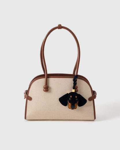 DASH DACHSHUND CHARM | SUEDE EDITION