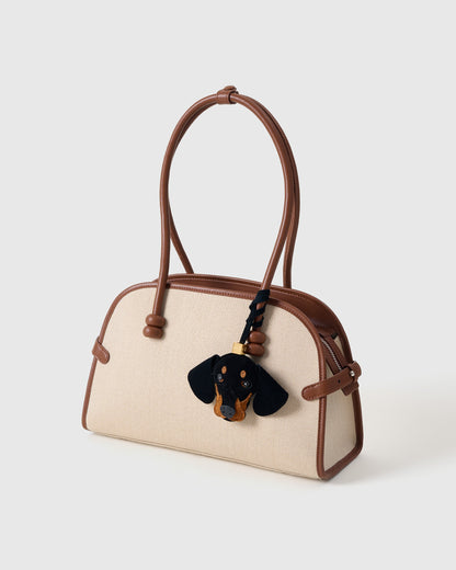 DASH DACHSHUND CHARM | SUEDE EDITION