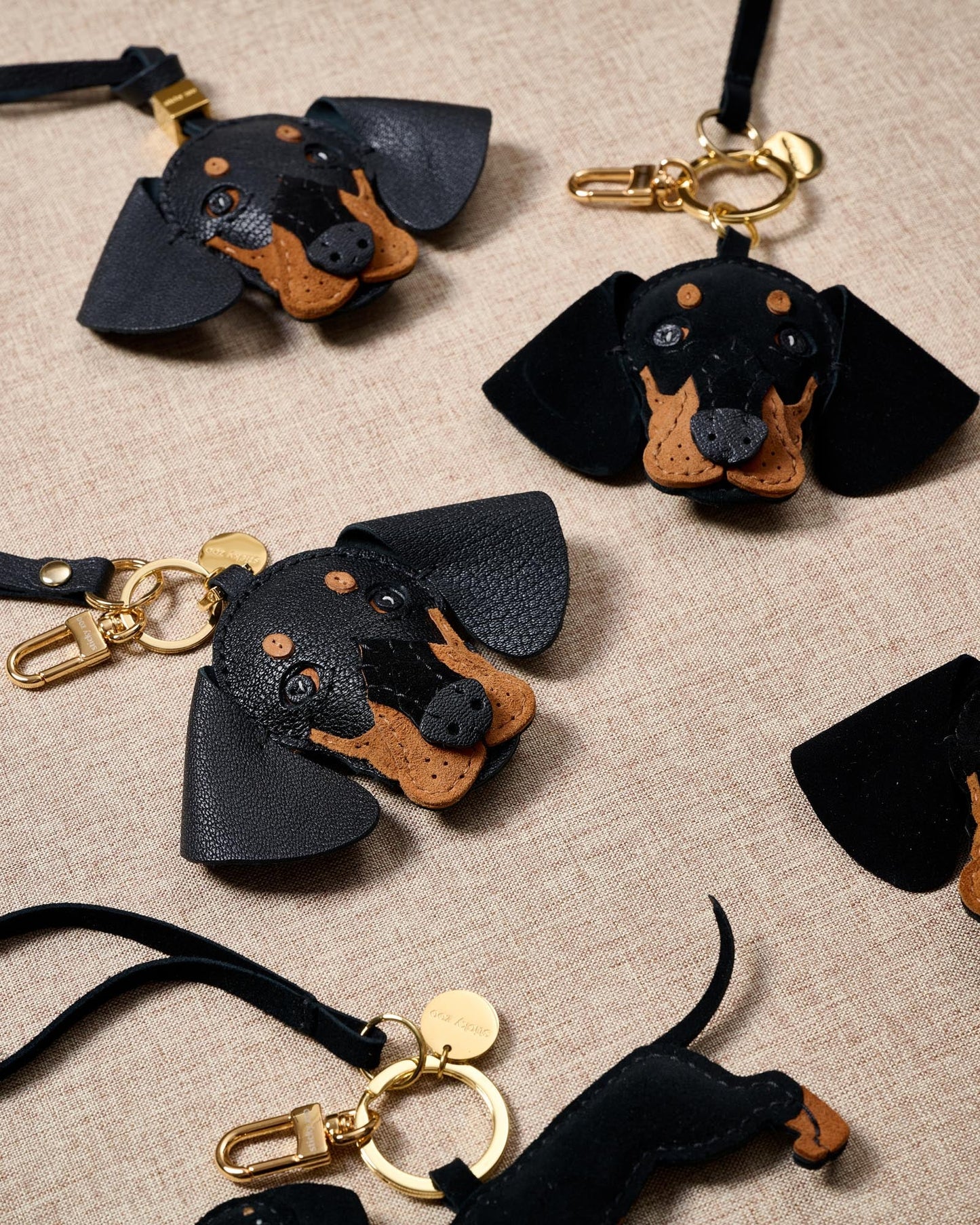 DASH DACHSHUND CHARM | SUEDE EDITION