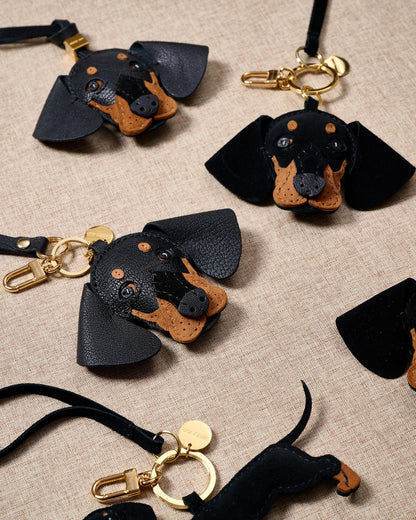 DASH DACHSHUND CHARM | SUEDE EDITION