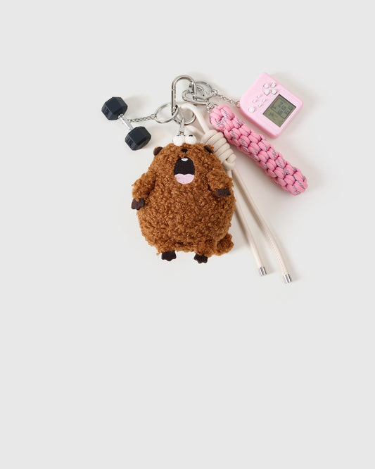 SLEEPY BEAR GAME STACK CHARM