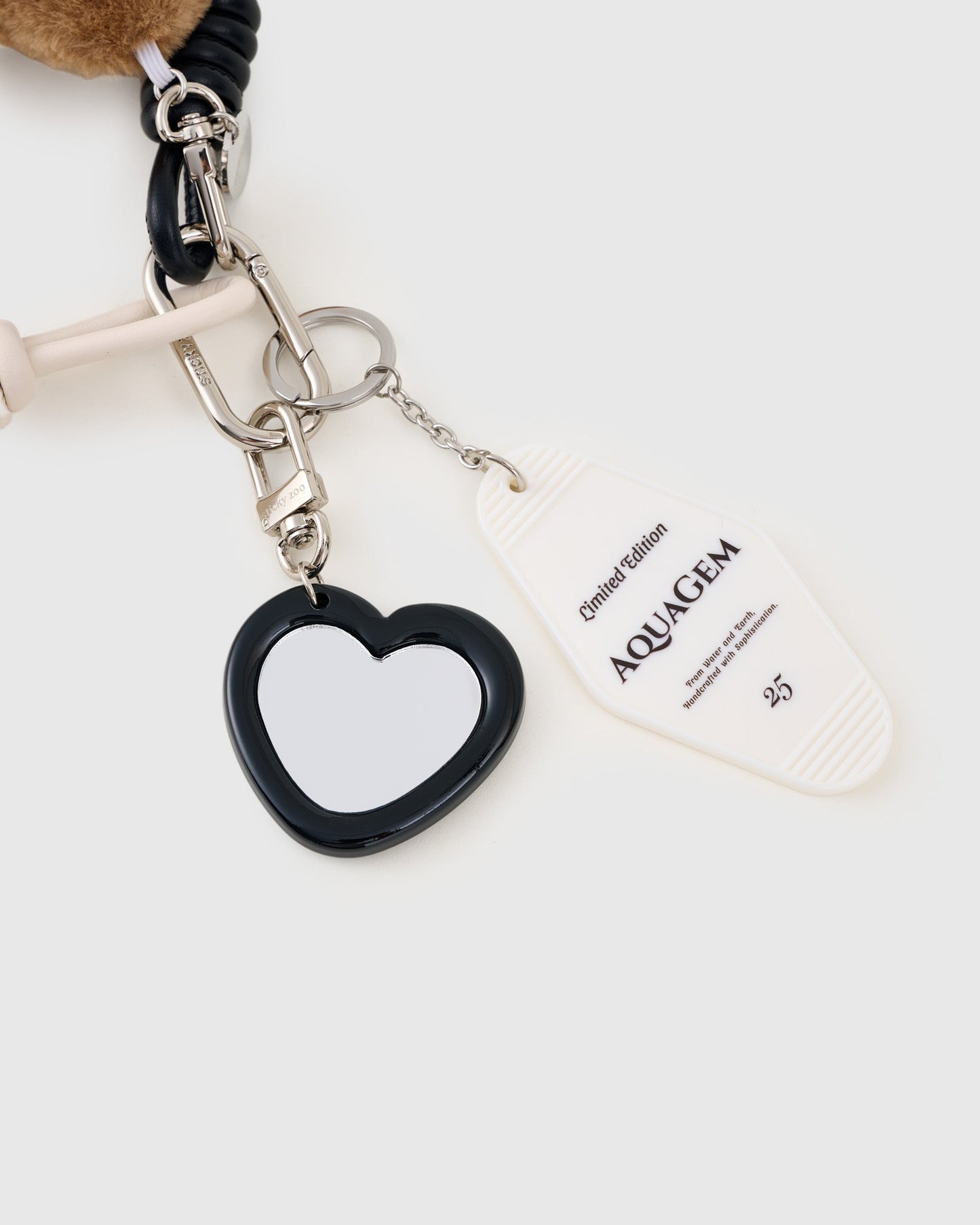 MOOD STAR HEART MIRROR STACK CHARM