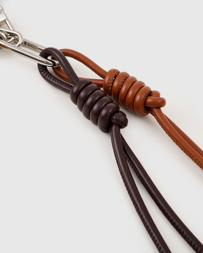 SMILEY PRETZEL HEART STACK CHARM