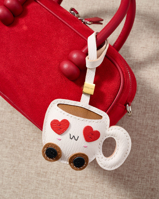 HEART-EYES COFFEE CUP CHARM