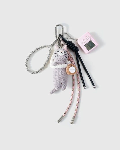 PEARL PAWS ARCADE CAT STACK CHARM
