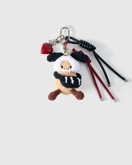 BUNNY IN BLACK STACK CHARM