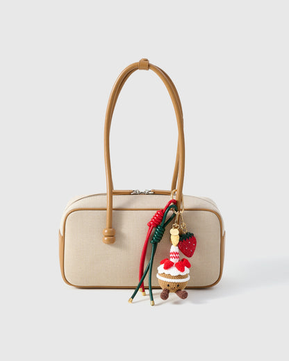 STRAWBERRY CUPCAKE STACK CHARM