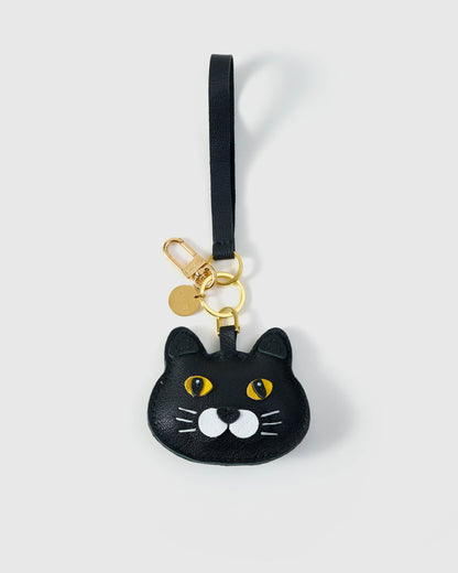 BRITISH SHORTHAIR CAT CHARM – CHUBBY MIDNIGHT EDITION