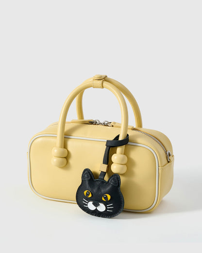 BRITISH SHORTHAIR CAT CHARM – CHUBBY MIDNIGHT EDITION