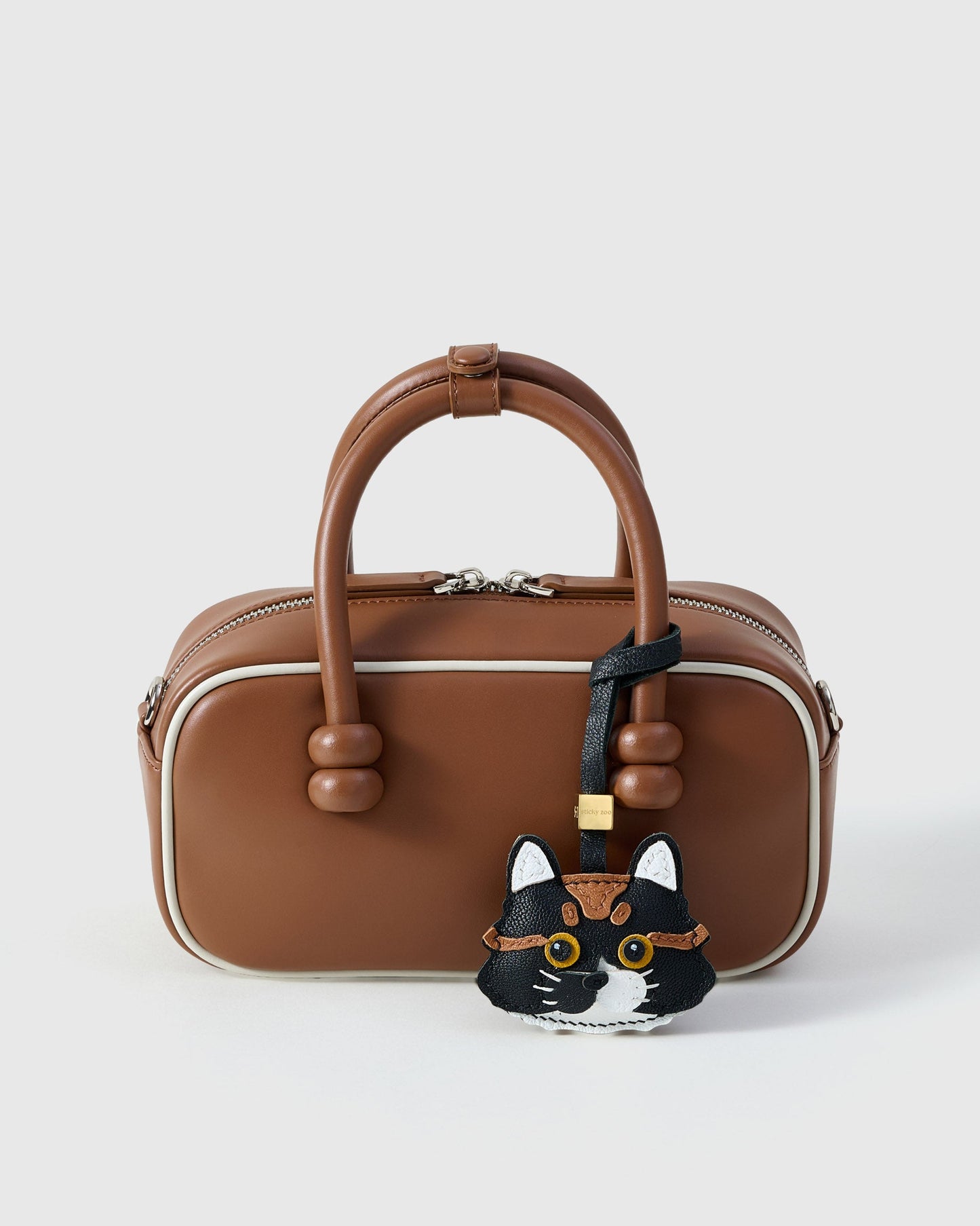 LONG-HAIR TABBY CAT CHARM