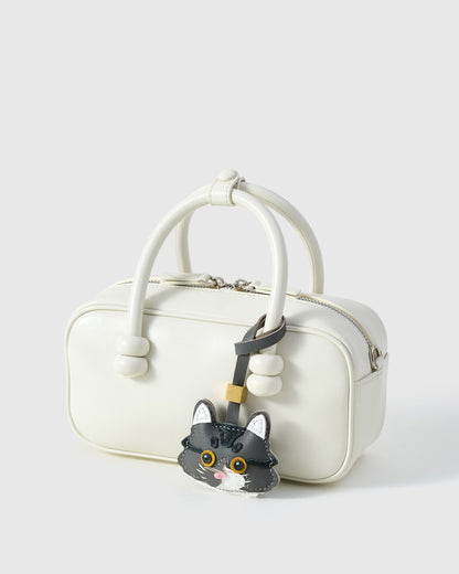 LONG-HAIR TABBY CAT CHARM