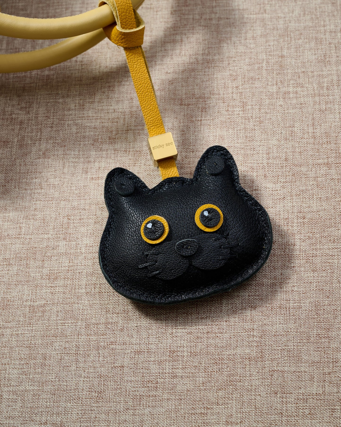 BRITISH SHORTHAIR CAT CHARM - BLACK EDITION