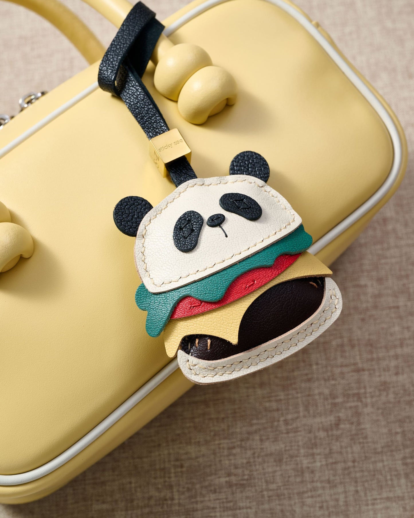 PANDA BURGER CHARM