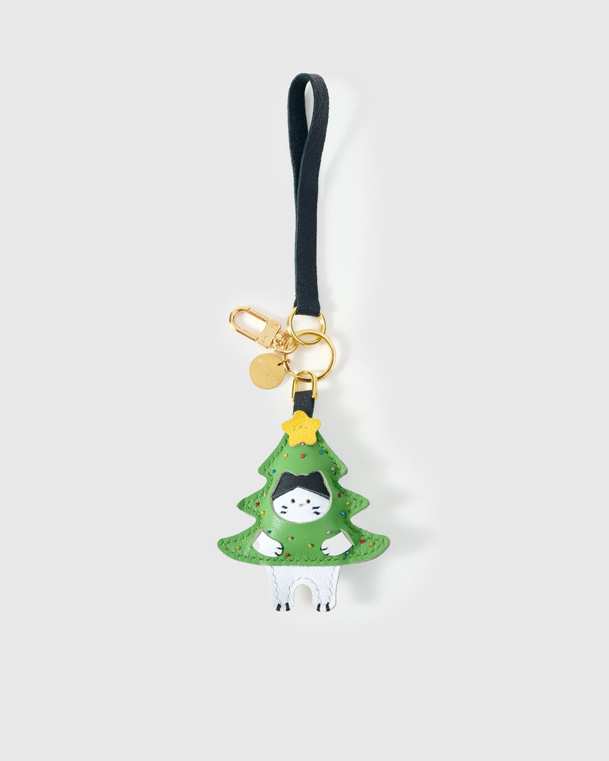 KITTEN IN CHRISTMAS TREE CHARM