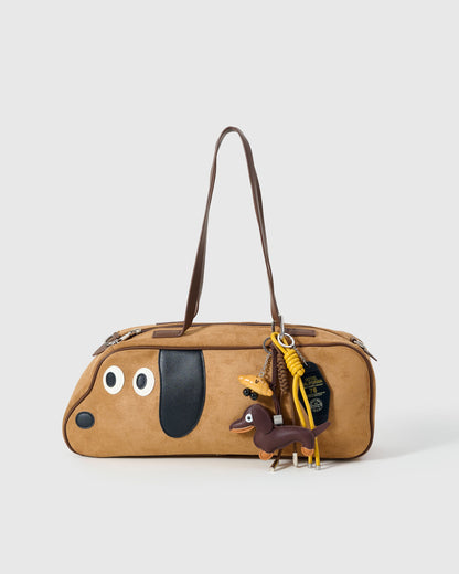 Loyal Dachshund Bag + Charm Set
