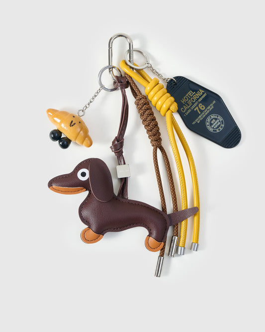 Loyal Dachshund Bag + Charm Set