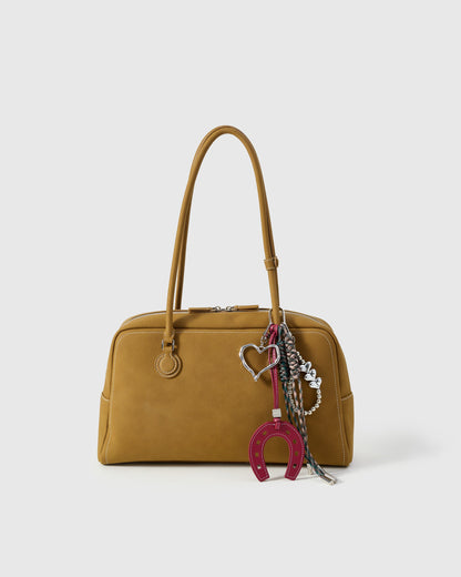 LUCKY HORSESHOE HEART STACK CHARM