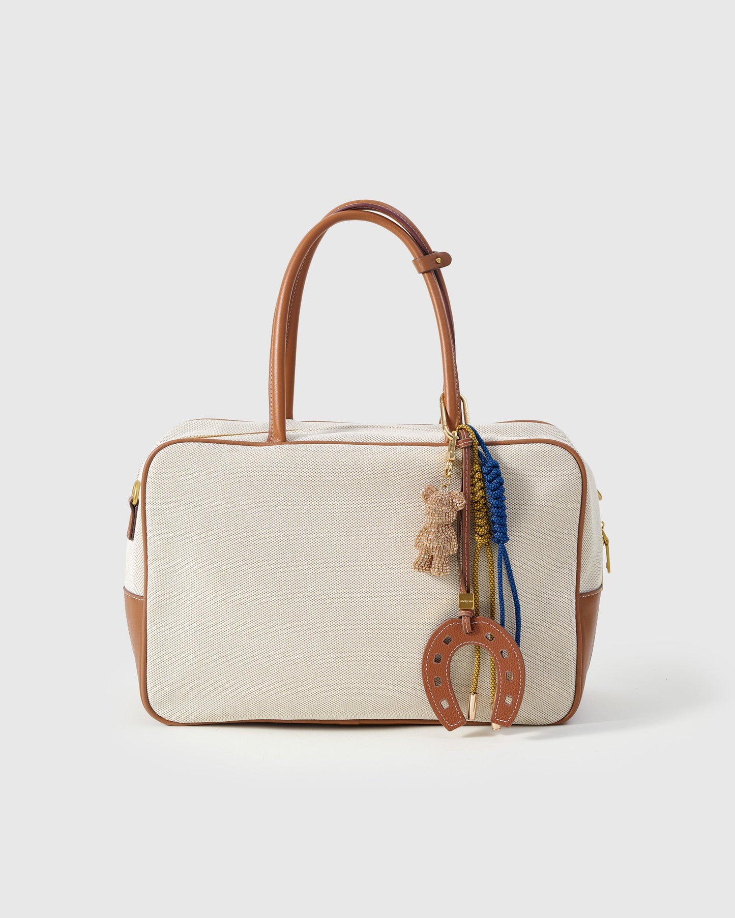 LUCKY HORSESHOE BEAR STACK CHARM