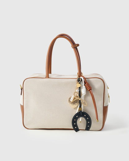 LUCKY HORSESHOE BOW STACK CHARM