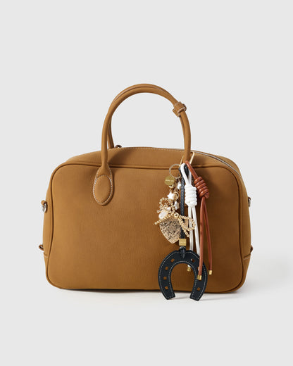 LUCKY HORSESHOE BOW STACK CHARM