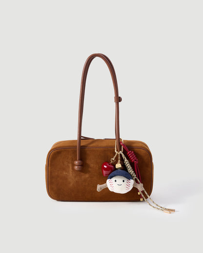 BASEBALL HEART STACK CHARM