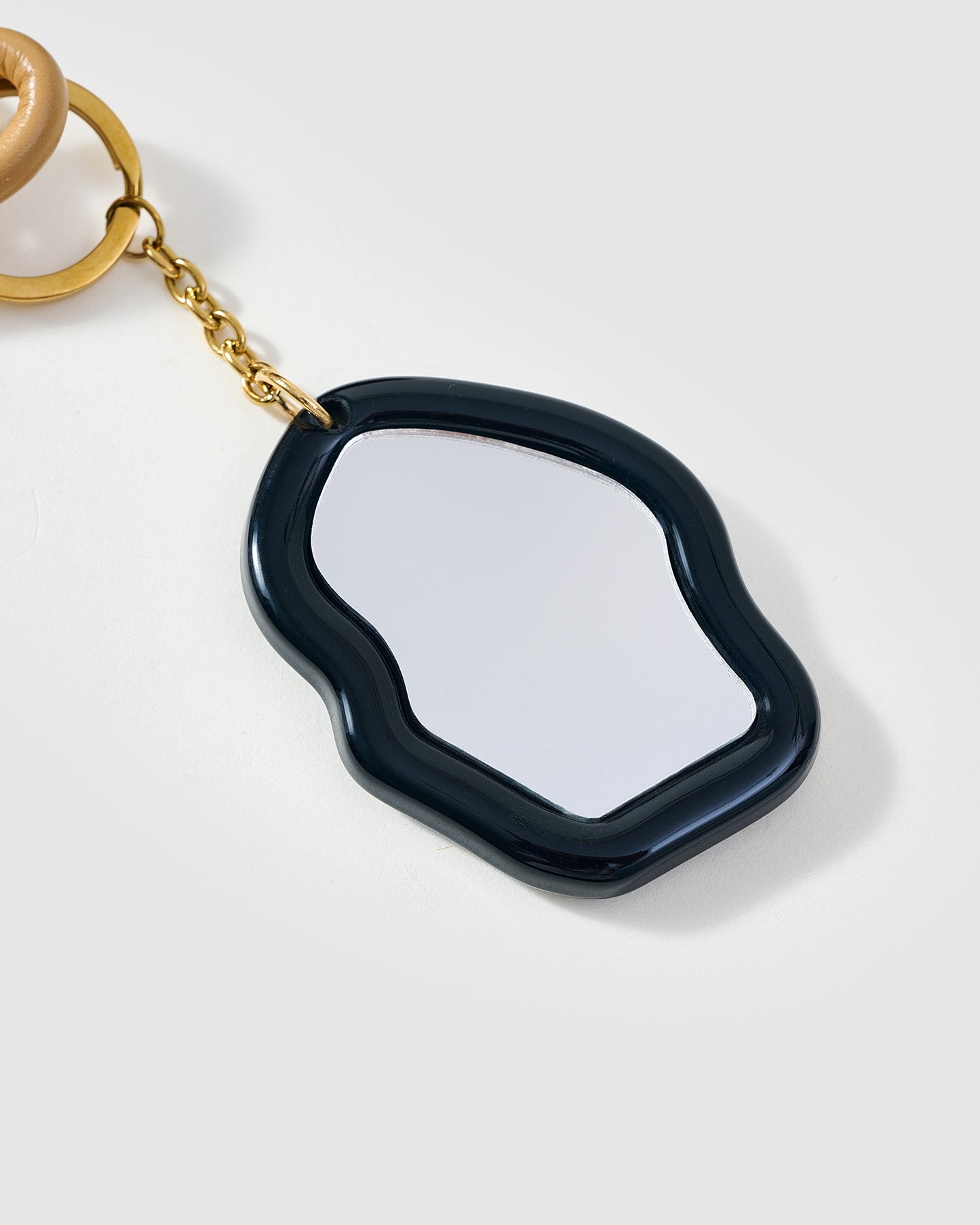 LEOPARD HEART MIRROR STACK CHARM