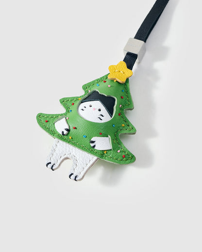 CHRISTMAS TREE CAT STACK CHARM