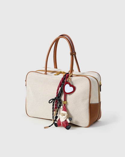 NOËL SANTA MIRROR STACK CHARM