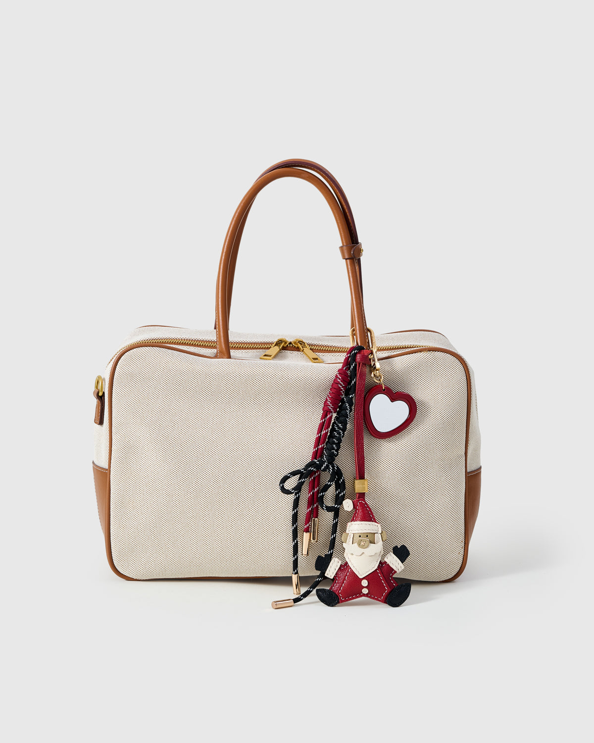 NOËL SANTA MIRROR STACK CHARM