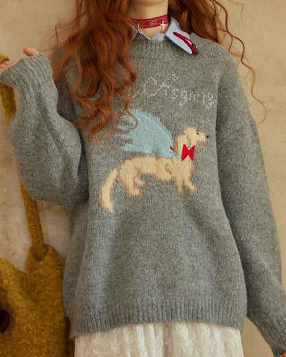 LOVE DACHSHUND SWETER