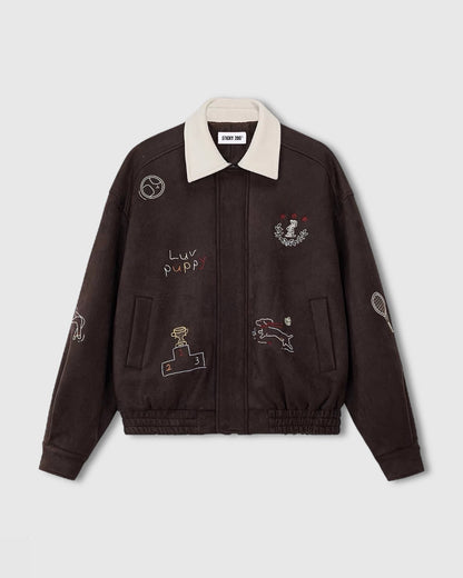 DACHSHUND EMBROIDERED JACKET