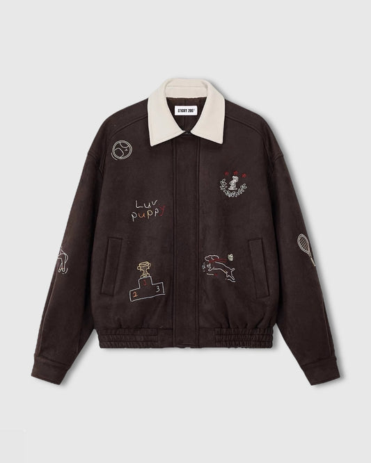 DACHSHUND EMBROIDERED JACKET