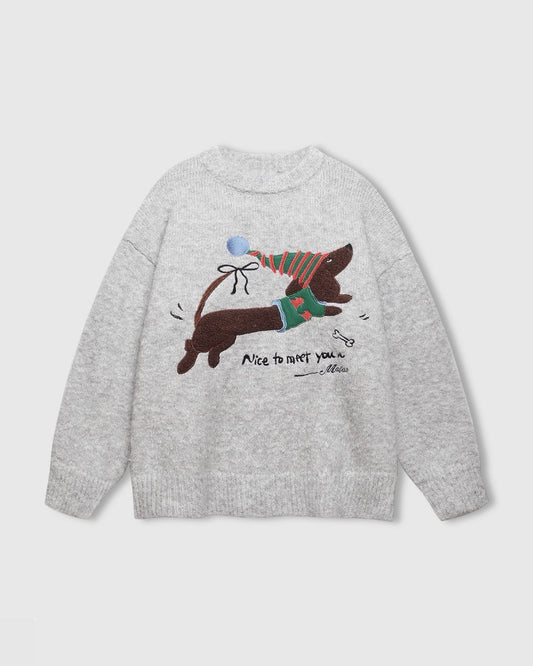 DACHSHUND HOLIDAY SWEATER