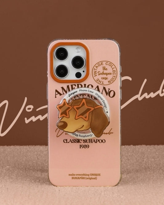 AMERICANO VINTAGE STAR DOG CASE