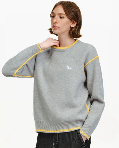 DACHSHUND PIXEL SWEATER