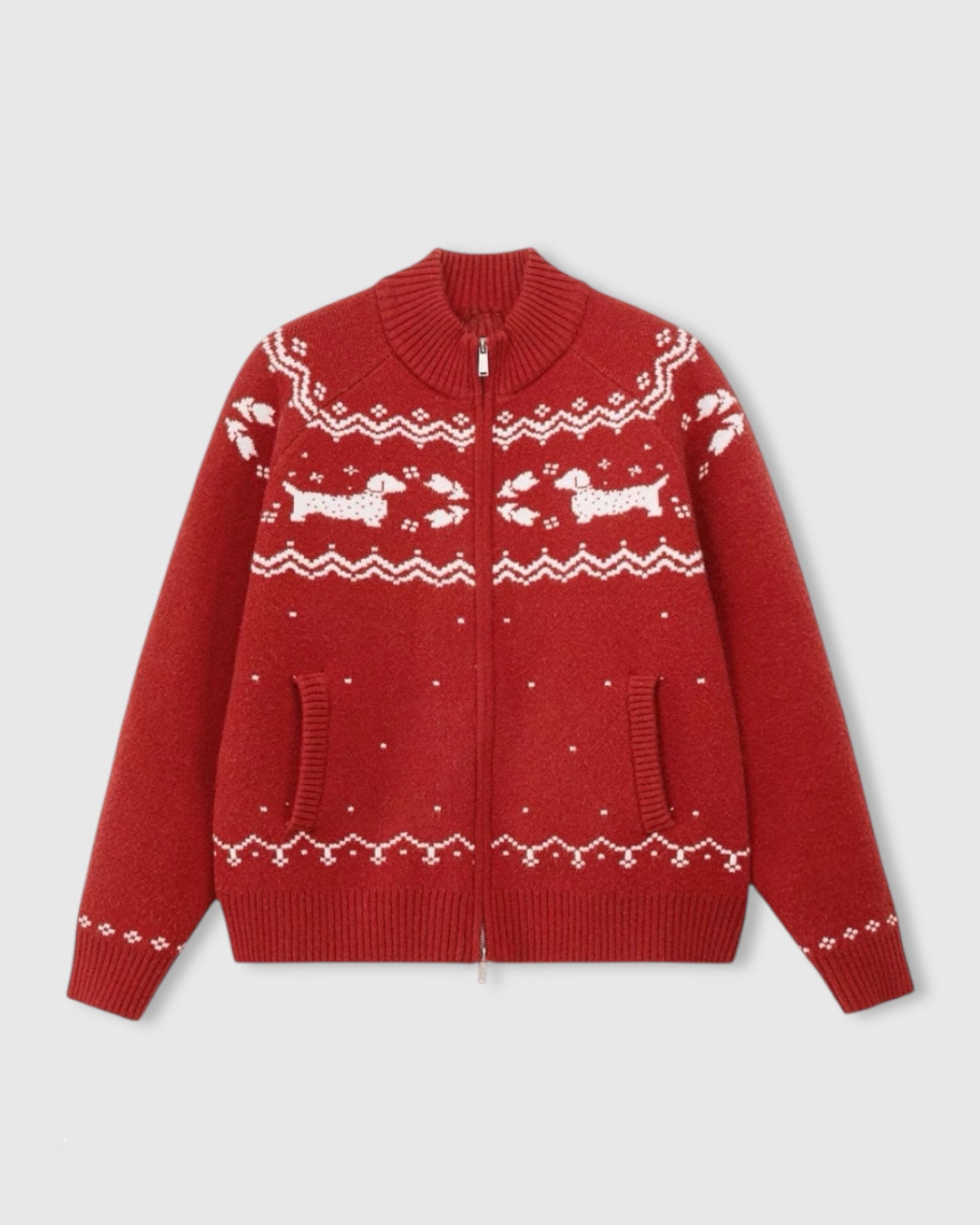 DACHSHUND HOLIDAY CARDIGAN