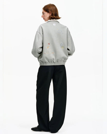 DACHSHUND EMBROIDERED JACKET