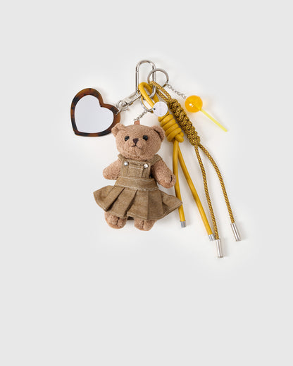 TEDDY IN DENIM STACK CHARM